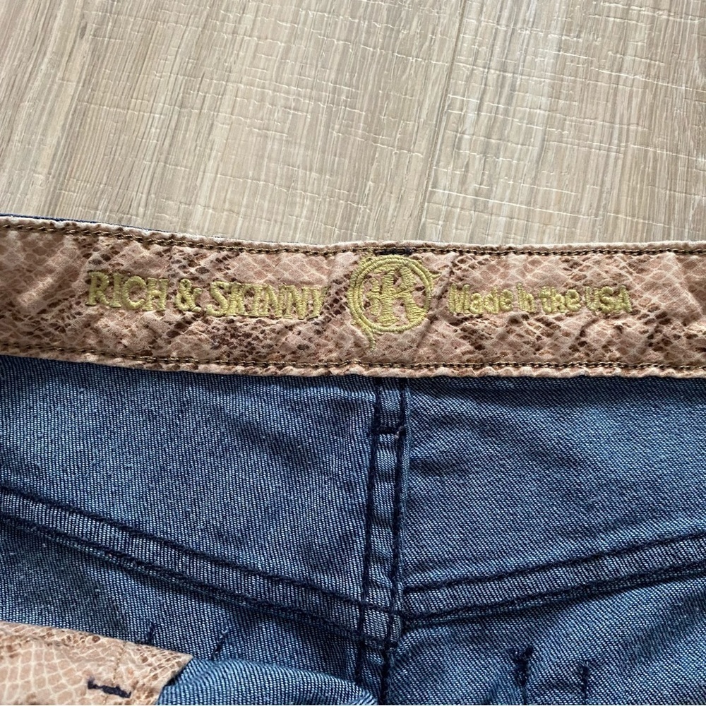 Rich & Skinny Denim Jean Shorts Sz 27 - Picture 7 of 10